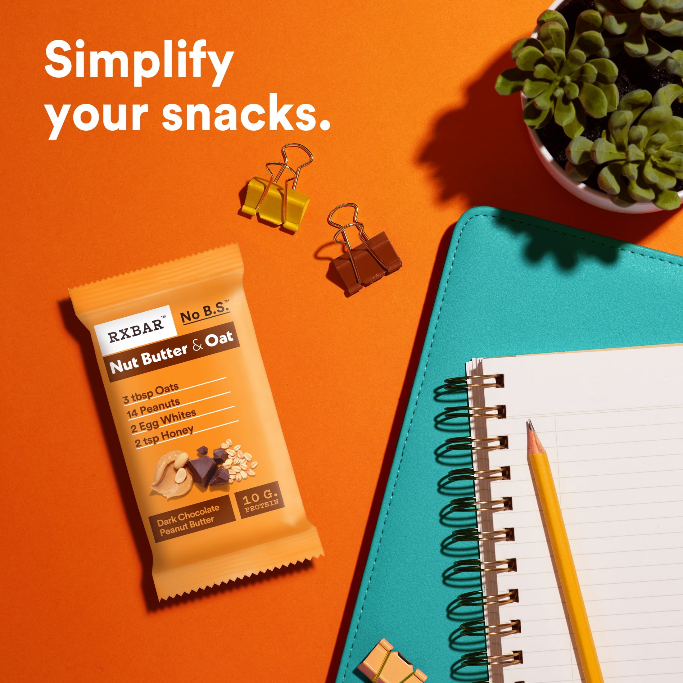 (3 pack) RXBAR Nut Butter and Oat, Dark Chocolate Peanut Butter Gluten-Free Protein Bars, 5 Count