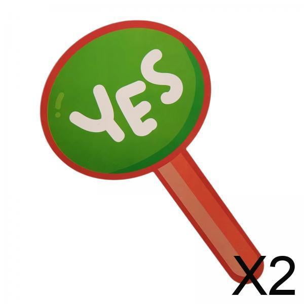 Sí No Paleta para letreros,De mano Sí No Letreros para el aula Tablero de votación,Portátil Sí No Paleta para letreros Suministros para estudiantes,Mini paleta para votar en el aula