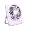 thumbnail image 1 of Popular! Desk Fan, Personal Fan Small Portable Table Fan And 4 Speeds, Strong Wind Personal Fan,Can Be Used As A Power Bank,Travel Indoor Outdoor Women Kids, 1 of 2