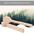 thumbnail image 6 of 2pcs Wood Carving Spoon Blank Kit Large Beech Basswood Wood Spoon Unfinished Wooden Spoons Blocks for Craft Carving Whittler Starter Beginners Mixed Color Wood, 6 of 9