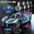 thumbnail image 2 of Coche teledirigido de 4 canales de alta velocidad para niños, coche de carreras de deriva, coche deportivo eléctrico, modelo de vehículo de juguete, regalo de cumpleaños, 2 of 5