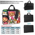 thumbnail image 2 of Team Umizoomi Laptop Carrying Case 13 Inch Laptop Bag Computer Protective Case Shoulder Strap Carrying Briefcase Messenger Bag, 2 of 9