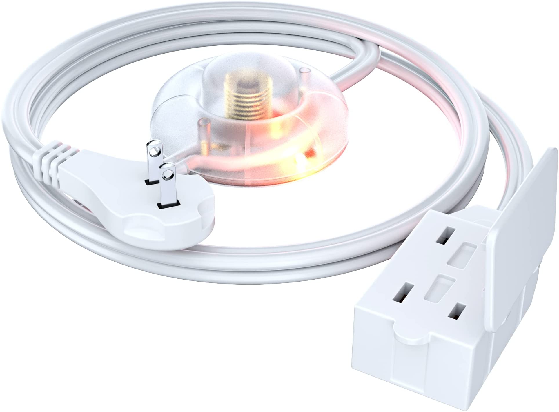 Extension Cord with on and Off Switch (3 Ft) Includes a Light Indicator