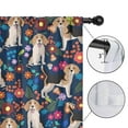 thumbnail image 4 of Blackout Kids Curtains,Beagle Dog Dog and Flower Childrens Insulated Curtains Set Of 2,Bedroom Essentials,Toddler Room Decor 42x54in(106x137cm), 4 of 4