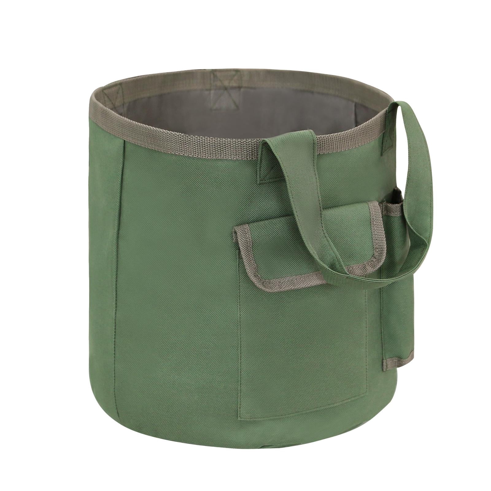 Miulika Garden Tool Bag Garden Bucket Organizer Indoor Outdoor Multifunctional Round Organizer Bucket Tool Organizer Gardening Bucket