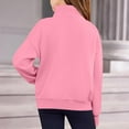 thumbnail image 6 of PINQI 5-14 Years Kids Swing Blouse Sweatshirts for Teen Girls Fashion Crewneck Oversized Kids Pullover Tops Long Sleeve Cute Fall Spring Winter Clothes(Pink-2,11-12 Years), 6 of 7
