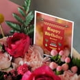 thumbnail image 3 of 3drose, Happy Birthday Brother Banner, Cake with Gifts and Balloons, 6 Greeting Cards with Envelopes, 3 of 7