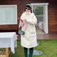 thumbnail image 3 of Abrigos acolchados para mujer, nuevas prendas de abrigo de invierno, sólidos, casuales, modernos, con bolsillos grandes, abrigos de plumón, resistentes al viento, gruesos, cálidos, chaquetas de plumón, 3 of 4