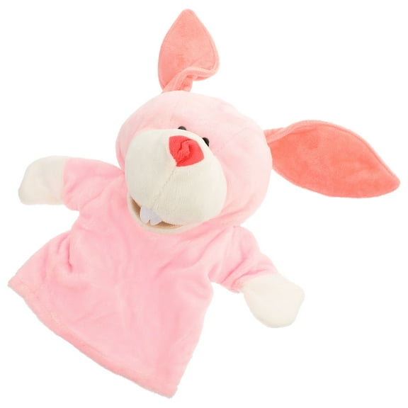 TAILTOSS Bunny Hand Puppet Pink 1Set Interactive Toy for Children Early Education Imagination Development