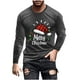 thumbnail image 2 of Amzcrzy - Sudadera Para Hombre, Estilo Casual, Con Estampado Navideño, Deportiva, De Manga Larga Y Cuello Redondo, Color Gris, Talla 4Xl, 2 of 5