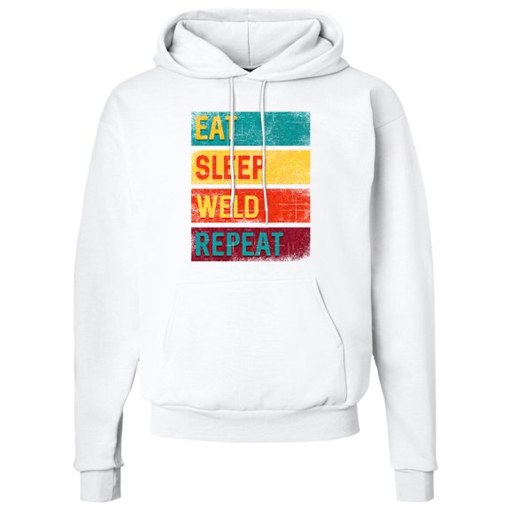 Inktastic Welding Eat Sleep Weld Repeat Adult Hoodie Sweatshirt