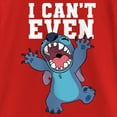 thumbnail image 2 of Girl's Lilo & Stitch I Can't Even Stitch  Graphic Tee Red X Large, 2 of 5
