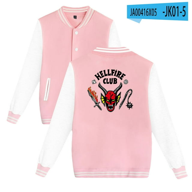 Costume de Baseball Strange Story, Costume de Baseball Imprimé Club, Veste Unisexe, Mode Décontractée Mode Urbaine, Veste pour Adolescents-Sebneei