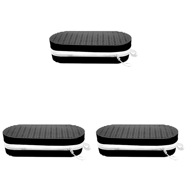Goggle Case Swim Silicone Portable para hombres Mujeres Niños Negro