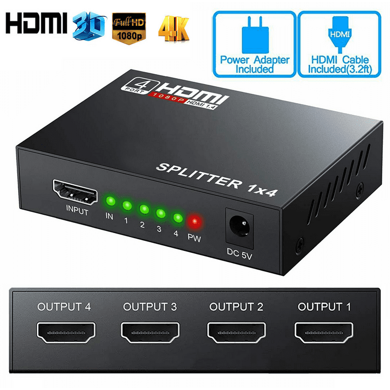 HDMI Splitter 4K 1 In 4 Out