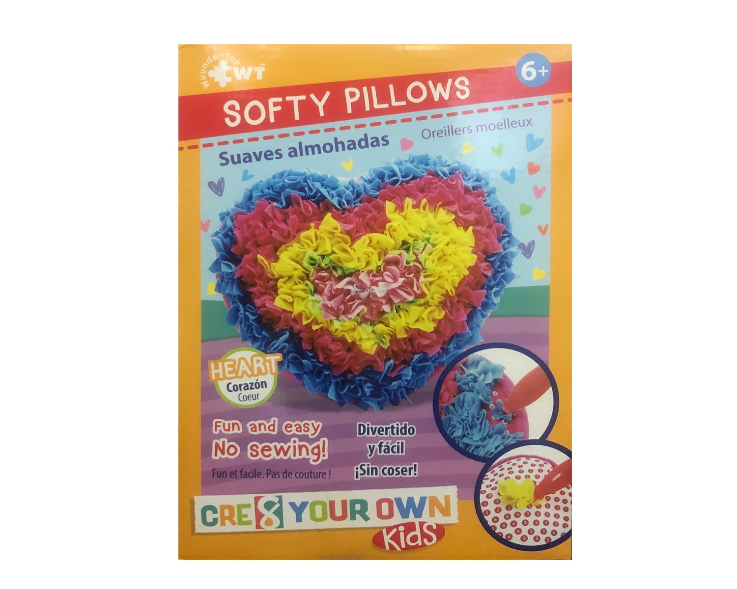 Plush Craft Heart Pillow Craft Kit by Wuundetoy