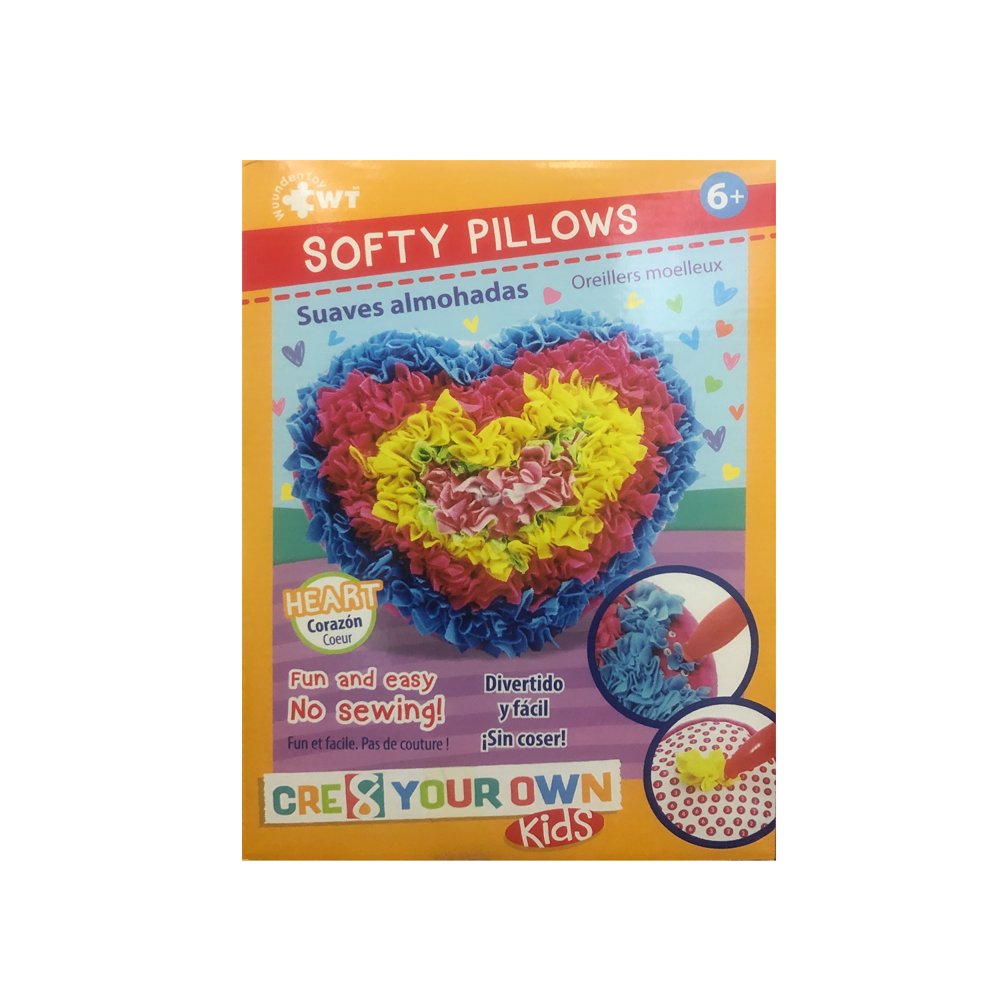 Plush Craft Heart Pillow Craft Kit by Wuundetoy