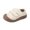Beige, variant on Willtoo Baby Closed Toe Summer Sandals for Boys Girls Soft Faux Leather Non-Slip Breathable Infant Toddler First Walking Shoes 6-24 Months