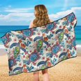 thumbnail image 5 of Bulopur Front Car Seat Cover Towel for Men Sea Turtle Multifunctional Car Seat Protector with Storage Bag for Summer Vacation Washable Fit SUV Sedan Truck 1pcs, 5 of 7