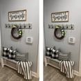 thumbnail image 6 of Ryan; Outdoor Farmhouse Buffalo Plaids Throw Pillow Covers 18x18 Set of 2 Black White Decorative Classroom Front Porch Classic Decor Retro Boho Cushion Cases Fall Home Rustic Check for Couch Patio, 6 of 8