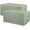 Sage Green, variant on 2 Pack 4ft Rectangle Tablecloth - Water Resistant Washable Polyester Table Cover for Wedding, Banquet & Trade Shows, 48"x24"x30", Sage Green