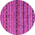 thumbnail image 1 of Ahgly Company Indoor Round Southwestern Pink Country Area Rugs, 3' Round, 1 of 4