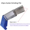 thumbnail image 2 of 23 Pcs Guitar Nut Slotting File Saw Rods Slot Filing Repair DIY Repair Tools Kit, 2 of 11