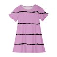 thumbnail image 3 of RXIRUCGD 2025 Vêtements d'Été pour Enfants 3-12 Ans Mode Imprimée Pyjama Rêveur Mi-Mollet Chemise de Nuit, 3 of 5