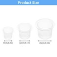 thumbnail image 3 of Large Medium Small Makeup Stand Container Holder Pigment Cup Plastic Cups Disposable Tattoo Ink Caps L 100PCS, 3 of 8