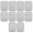 A, variant on DICEWEN 10PCS Double Side Dish Scrubber Sponge Safe NonScratch Scouring Pad for Cookware