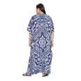 thumbnail image 7 of Gypsie Blu Women Long Kaftan Plus Size Casual Ladies Printed Maxi Dress Online, 7 of 7