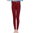 thumbnail image 2 of Xuniizn Fleece Lined Leggings Women, High Waisted Full Length Warm Yoga Pants, Stretchy Soft Cozy Winter Thermal Leggings, S-2XL, 2 of 9