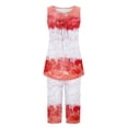 thumbnail image 4 of Women Lounge Set Soft Sleeveless Pajama Set for Women Floral Pajamas for Women Set 2 Piece Outfits for Women Dressy, 4 of 5