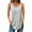 Gray, variant on ABATAB Womens Loose Tank Tops V-Neck Striped Trendy Sleeveless Summer T-Shirt Casual Curve Hem Tops Clothes Outfits