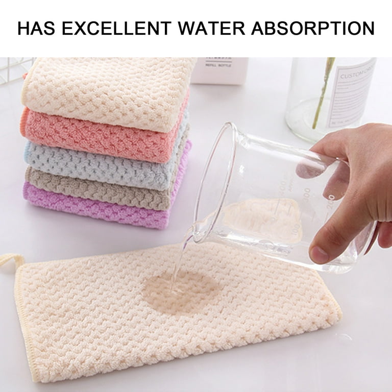 Hanging Hand Towels Hand Dry Towels for Kitchen Bathroom Set of 5 Super Absorbent Soft Small Hanging Towel Set with Hanging Loop Machine Washable Towel Fast Drying Walmart