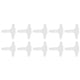 thumbnail image 2 of Manguera de unión de plástico de 3 vías, 10 piezas, conexión en T de plástico de púas de 3 vías, conexión de plástico ultra sensible, 2 of 9