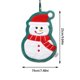 thumbnail image 3 of Christmas Hand Towel Cute Santa Tree Glove Snowman Deer Ultra Soft Thick Fleece Hanging Loop Drying Super, 3 of 6