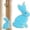 A, variant on Easter Hanging Ornaments - Easter Egg/Bunny/Carrot Hanging Decor for Easter Tree, 2D Flat Acrylic Stained Glass Style,for Home Easter Decorations(Bunny)