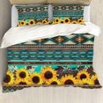 thumbnail image 1 of Sunflower Bedding Set Twin Bedding Duvet Cover Star Comforter Set for Adult, 1 of 8
