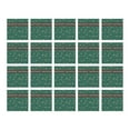 thumbnail image 1 of 20 piezas de papel de regalo para ramos de flores, accesorios para envolver regalos tradicionales Copo de nieve verde, 1 of 9