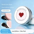 thumbnail image 5 of Makeup Brush Cleaning Soap and Pad Set – Solid Cleanser for Makeup Tools with Silicone Cleaning Pad,Effective and Easy to Rinse,Peach Oolong Scent,Travel-Friendly and Mess-Free, 5 of 7