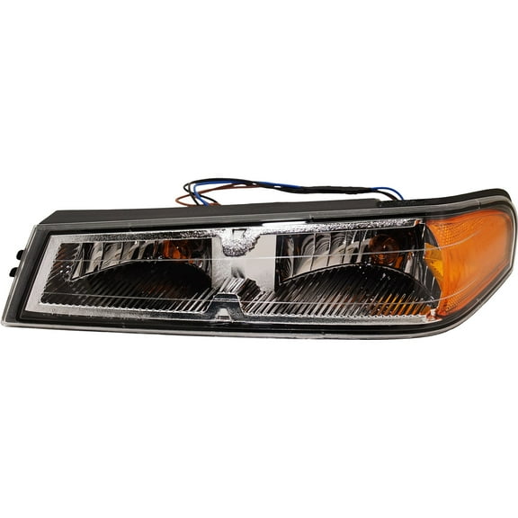 Corner Light Compatible with CHEVROLET COLORADO 2005-2007 LH Assembly Park/Signal Lamp Chrome Interior Xtreme Model