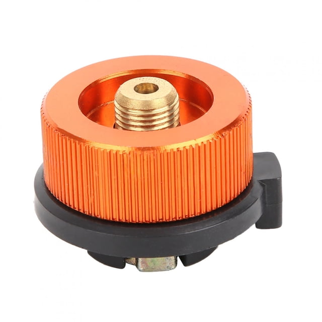 Adaptador de conector de quemador para estufa de camping al aire libre, cabezal de conversión, tanque de gas largo y redondo.