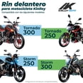 thumbnail image 2 of Rin Completo Delantero Aspas Moto Vento Tonado 250 Kinlley, 2 of 7