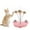 pink, variant on Cat Treat Dispenser, 2025 New Treat Dispensing Dog Toys, Interactive Pet Toy, Multifunctional Slow Feeder Leaking Treats Ball Pet Feeder Toy with Peppermint Balls