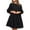 Black, variant on ChaoHeng Casual Dresses for Women Dresses Long Sleeve Elegant Women and Linen Lantern Sleeve Long Sleeved Patchwork Loose Hem Dress