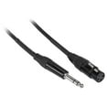 thumbnail image 2 of 16 Rockville RCXFB25B Black 25' Female REAN XLR to 1/4'' TRS Balanced Cables OFC, 2 of 2