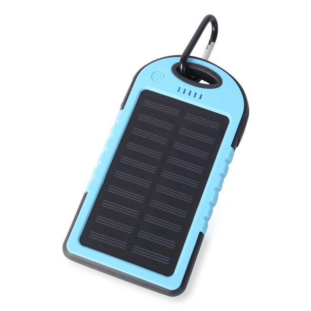 Shop LC Sky Carabiner Solar 5000 mAh Battery Charger USB Emergency LED