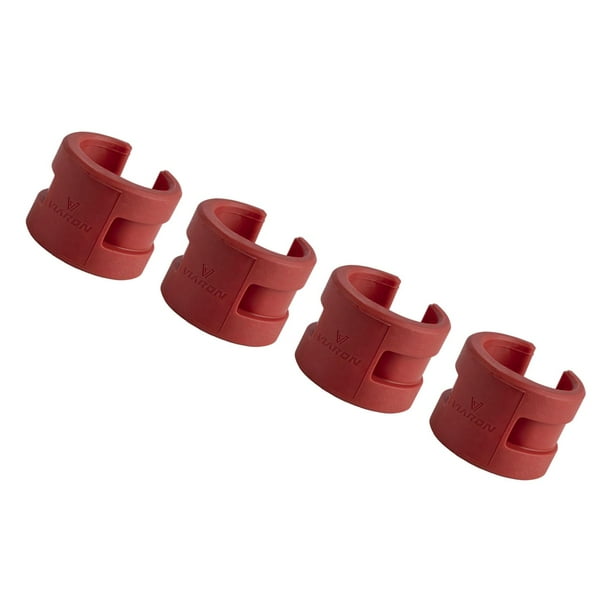 Protector de cadena de bicicleta shamjiam 4 piezas goma de colisión rojo