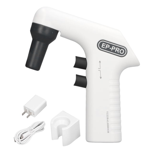 Electric Pipette Pump Controller 6 Levels Adjustable Speed Portable Pipette Filler 0.1‑100ml 100‑240V US Plug